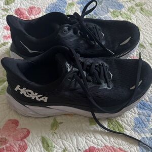 Hoka Black and White Men's Running Shoes